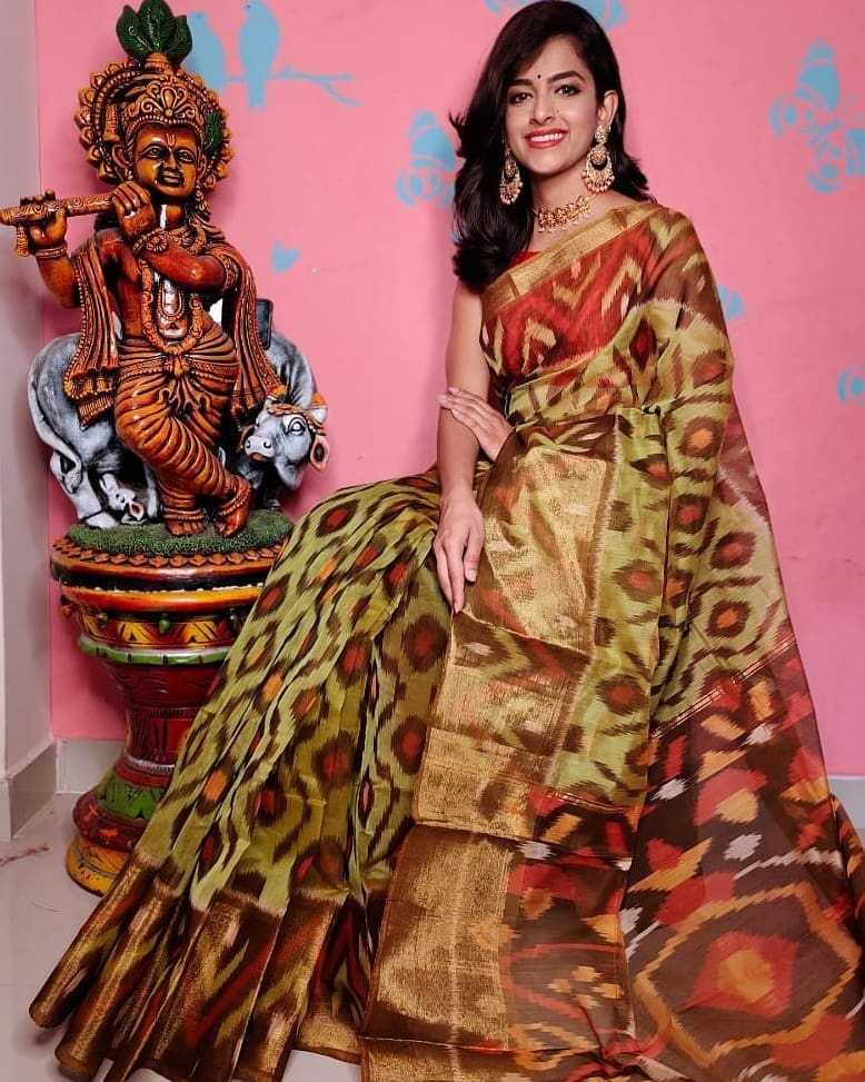 YNF SOFT SILK RRW 02 SILK SAREES WHOLESALE SOFT SILK TRADITIONAL IKAT SAREES MANUFACTURER